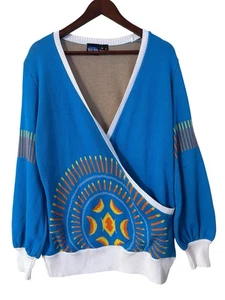 Suéter Elhoffer Design The Galactic Eclipse Gran Tamaño Frontal Cruzado Talla M/L - Imagen 1 de 7
