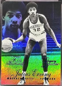 Julius "Dr. J" Erving 2012-13 Fleer Retro 96-97 Flair Legacy Row 1 #96FL1 /150  - Bild 1 von 3