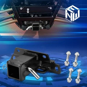 Receptor de enganche de remolque de parachoques trasero de 2" de acero para Kawasaki Teryx KRX 4 1000 20-24 con pasador - Imagen 1 de 9