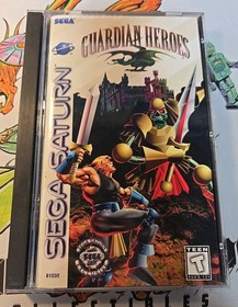 Guardian Heroes Sega Saturn CIB W. Reg Card. Ships With Protector