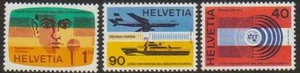 (1204) Switzerland Scott Official 10-11-13 MNH, Set of 4 - Picture 1 of 1