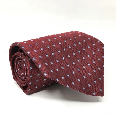 NUEVA Corbata Clásica Brooks Brothers 346 Roja Azul Geométrica Seda Hecha en EE. UU. Foto 1 de 4