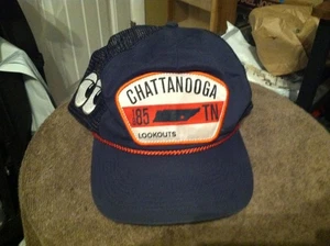 De Colección Chattanooga Lookouts Gorra Sombrero Azul Snapback Malla Rojo Cuerda y Borde OC Deportes - Imagen 1 de 8