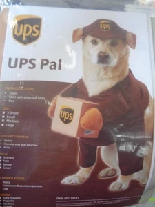 Dog Pet Costume UPS Pal Delivery Medium - Picture 1 of 2