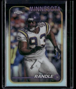 2024 Topps Chrome #114 John Randle Refractor Minnesota Vikings - Bild 1 von 2