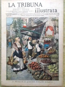 La Tribuna Illustrata 23 Dicembre 1906 Natale Ercolano e Pompei Bracco Carducci - Picture 1 of 1