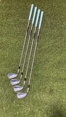 [Lefty / Titleist] 695MB Forged Iron Set 4pcs 7-8-9-Pw Steel Shaft Project RIFLE - Image 1 of 4