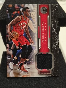 Pascal Siakam 2017 Panini Cornerstones Basketball Game Worn Jersey Relic Card - Bild 1 von 2