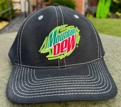 MOUNTAIN DEW шляпа Mtn один единственный спандекс подходит XBOX 360 логотип промо - Изображение 1 из 4