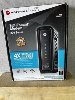 Arris Surfboard SB6121 DOCSIS 3.0 Cable Modem Open Box Cables Not Incl. - Image 1 of 4