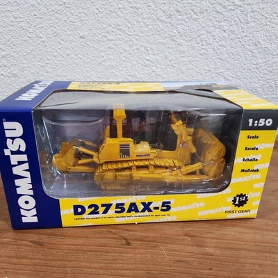 FIRST GEAR KOMATSU D275AX-5  Dozer W/ Ripper 1/50 Diecast Model 50-3341 - Image 1 of 4