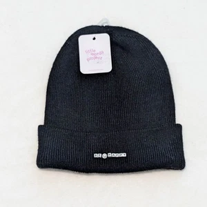Be Happy" schwarze Beanie Mütze Einheitsgröße - Bild 1 von 3