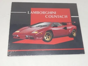 VINTAGE 1991 LAMBORGHINI COUNTACH LITHOGRAPH POSTER ON CARDBOARD NEW SEALED 10x8 - Picture 1 of 4
