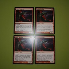 Plated Geopede x4 Zendikar 4x Playset Magic the Gathering MTG