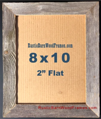 8 x 10 «2» плоский выветренный деревенский сарай сарая дерева фото рамка состаренный - Изображение 1 из 4