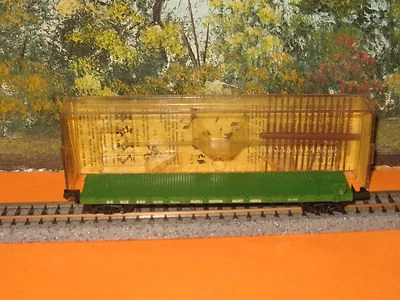 MICRO-TRAINS N SCALE #44071/45070 50ft FLATCAR BURLINGTON NORTHE (YELLOW INSERT) - Image 1 of 3
