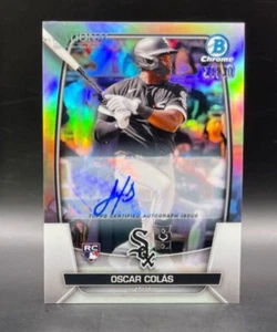 Oscar Colas 2023 Topps BOWMAN CHROME National ROOKIE AUTOGRAPH /30 AUTO CARD - Picture 1 of 2