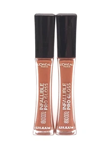 2 L’OREAL PARIS INFALLIBLE PRO GLOSS 8 HOUR 825 0.21 OZ NEW - Picture 1 of 1