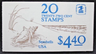 Stati Uniti 1985 Conchiglie Francobolli nuovi MNH** Libretto (C.ST) - Immagine 1 di 2