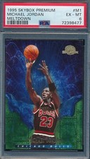 MICHAEL JORDAN 1995-96 SKYBOX PREMIUM MELTDOWN PSA 6 INSERT CARD #M1!
