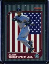 KEN GRIFFEY JR 1997 BOWMAN CHROME INTERNATIONAL PARALLEL #12 RARE