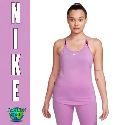 Camiseta sin mangas Nike Dri-FIT One Elastika para mujer ajuste estándar talla XL DD4941 532 Foto 1 de 4