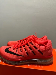 NIKE AIR MAX 2016 Womens 8.5 Crimson Black 806772 600 - Picture 1 of 7