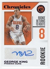 GEORGE KING 2018-19 Chronicles Basketball Rookie Signatures PURPLE /25 #RC-GKG