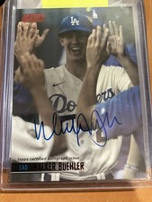 Walker Buehler Autograph 2021 Topps Stadium Club - Red Foil #SCBA-WB /50 (AU)
