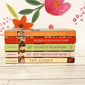 THE CLIQUE NOVEL Series Books 1-4, 7 Lot of 5 Books Lisi Harrison PB Teen - Imagen 1 de 6