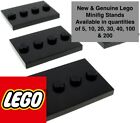 NEW Lego 3x4 Black Tile Minifigures Minifigs Base-Plate 4571146 17836 88646