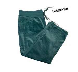 Pantalones cortos grandes Lularoe Crystal Kick Flare terciopelo verde azulado se adapta a 14 - Imagen 1 de 2