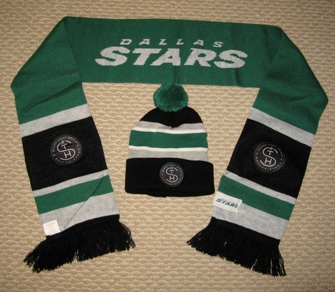 NHL Stanley Classic DALLAS STARS Season Ticket Holder Beanie HAT SCARF SET NEW Cover