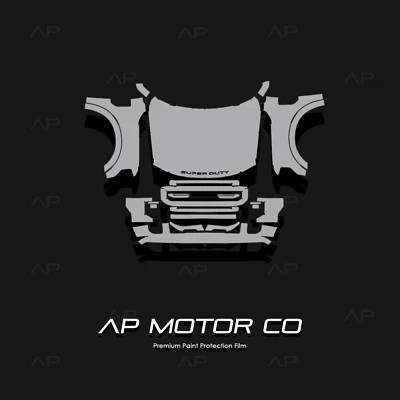 Подходит для Ford F-250 King Ranch 2020-2022 защита краски термополиуретан PPF предварительно нарезанный комплект глянцевый - Изображение 1 из 4