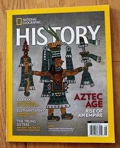 National Geographic History julio/agosto de 2021; Edad Azteca; Karnak; Ejército de Elefantes - Imagen 1 de 9