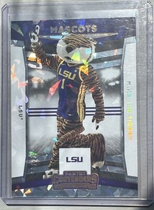 2020 Panini Contenders Draft Picks Mascots Gold Cracked Ice #3 Mike /23 LSU