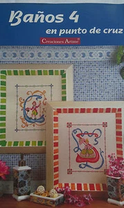 OOP Spainish cross stitch magazine. Banos No 4 - Picture 1 of 1