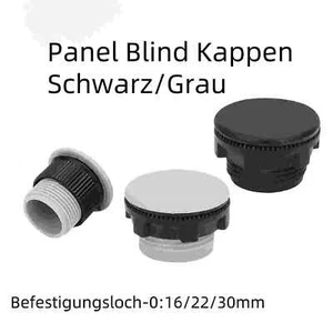 16/22/30mm Schalter Taste Panel Loch Wasserdicht Blind Verschluss Kappen Stopfen - Picture 1 of 12