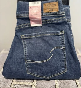 Levi Strauss Signature Pull On Super Skinny Shaping Blue Jeans Womens Size 6 - Picture 1 of 11