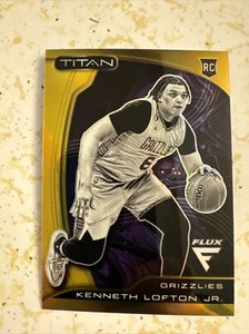 2022-23 Panini FLUX Kenneth Lofton Jr. TITAN SP RC Gold Prizm #04/10