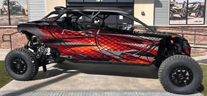 2024+ Can Am Maverick R Max Decal Graphic Kit Wraps 4 Door Off Road Sticker - Picture 1 of 1