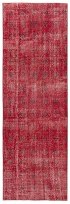 Alfombra de corredor vintage anudada a mano 2'11" x 10'0" alfombra tradicional de lana oriental Foto 1 de 4