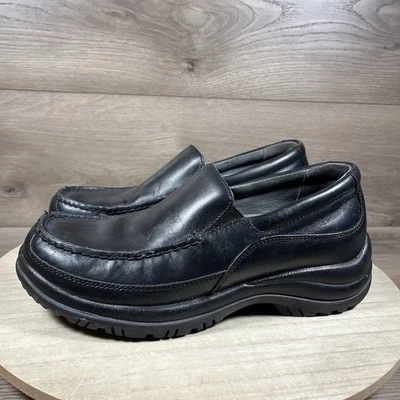 Zapatos sin cordones Dansko Wayne de cuero negro de grano completo para hombre talla EU 40 US 8,5-9 Foto 1 de 4