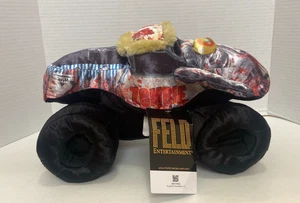 Monster Jam Truckin' Pals Zombie Monstertruck Stofftier Plüschtier Kissen mit Etikett - Bild 1 von 13