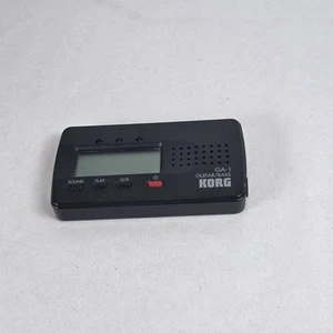 Korg GA-1 Guitar Bass Tuner Fully Tested Unit Works Black Tuning Device - Picture 1 of 5