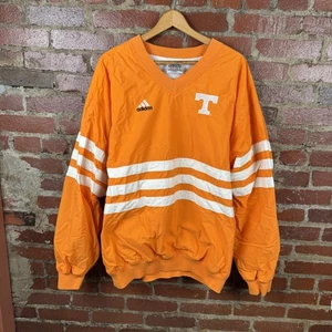 Adidas Tennessee Volunteers Jacket Mens XXL Orange Windbreaker NCAA Pullover - Picture 1 of 7