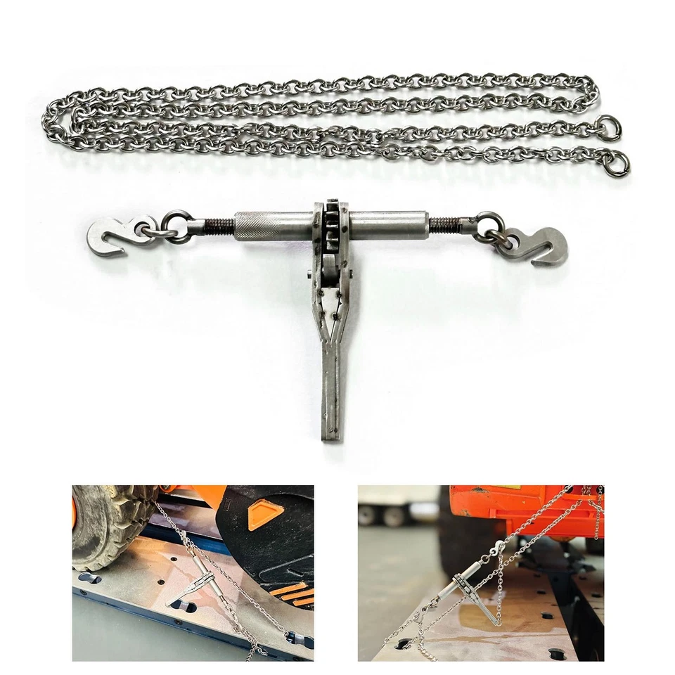 Metal Ratchet Chain Binder Load Tensioner for 1/14 RC Truck Radio Control Loader - Image 1 of 4