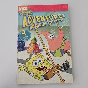 Spongebob Squarepants Adventures in Bikini Bottom 4 Books in 1 Paperback Age 5-7 - Picture 1 of 14
