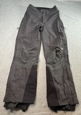 Pantalones de esquí de lluvia Mountain Hardwear Epic Shell conducto negros para mujer talla 8 Foto 1 de 4