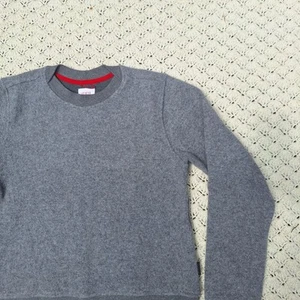 Topo Designs Womens Global Sweater Wool Blend Grey Pullover Sweatshirt - Small - Picture 1 of 7